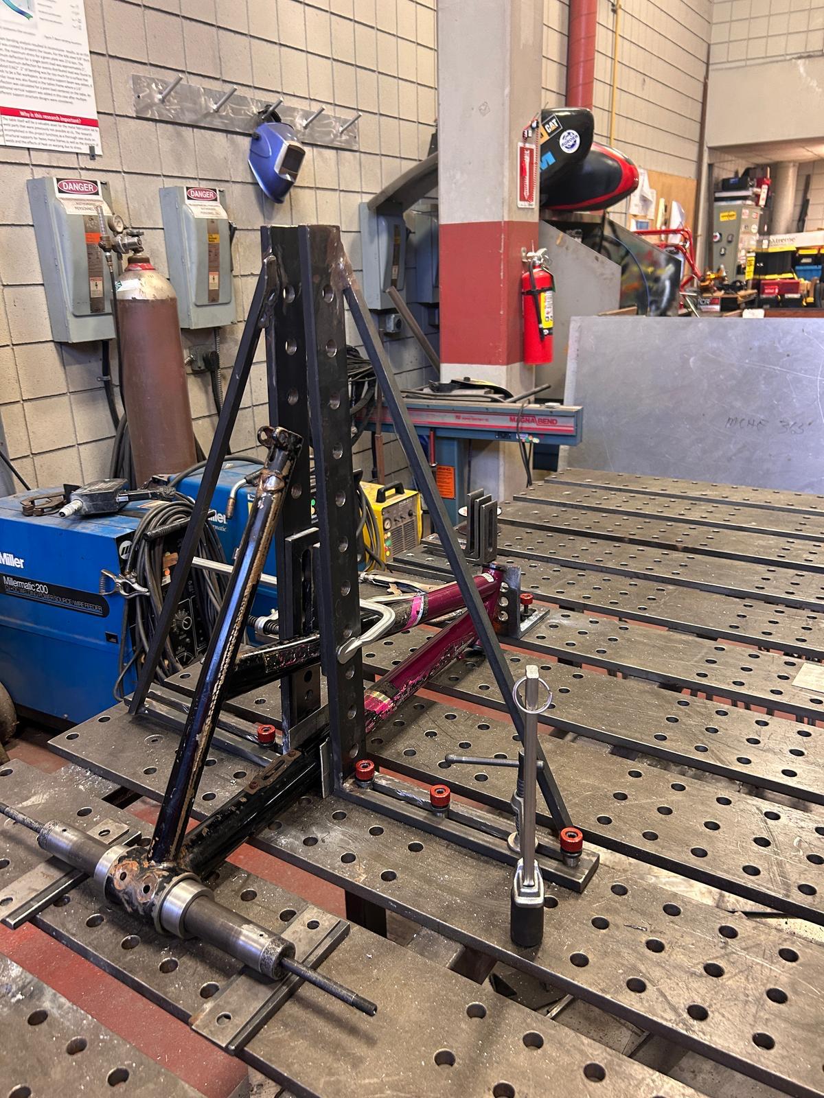 Welding table jig