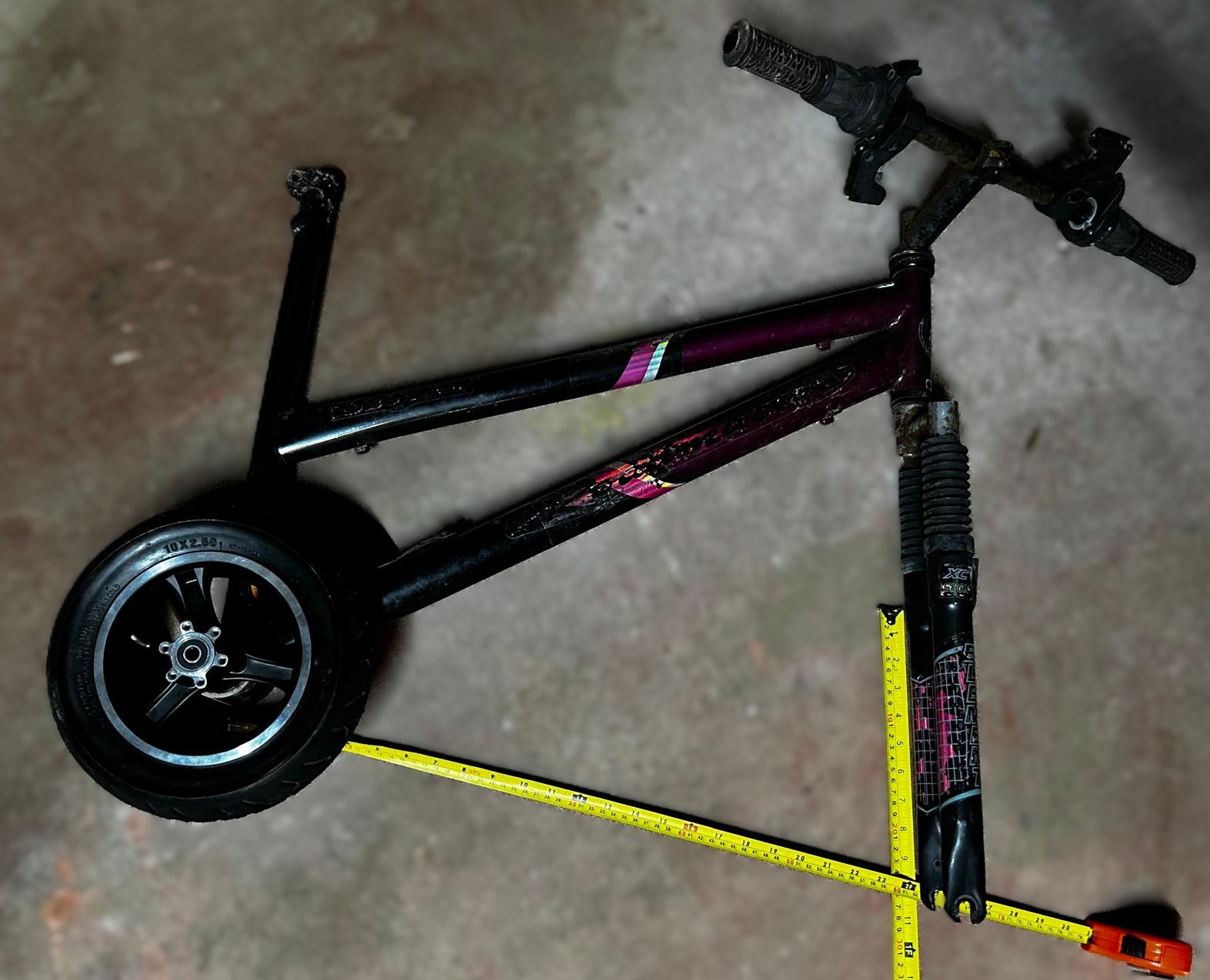Wheel-base & fork-height