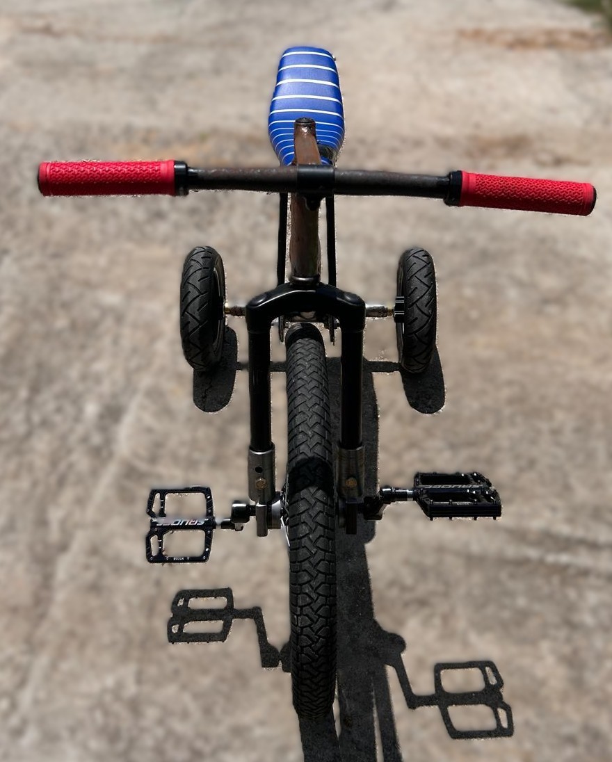 Front view – final trike